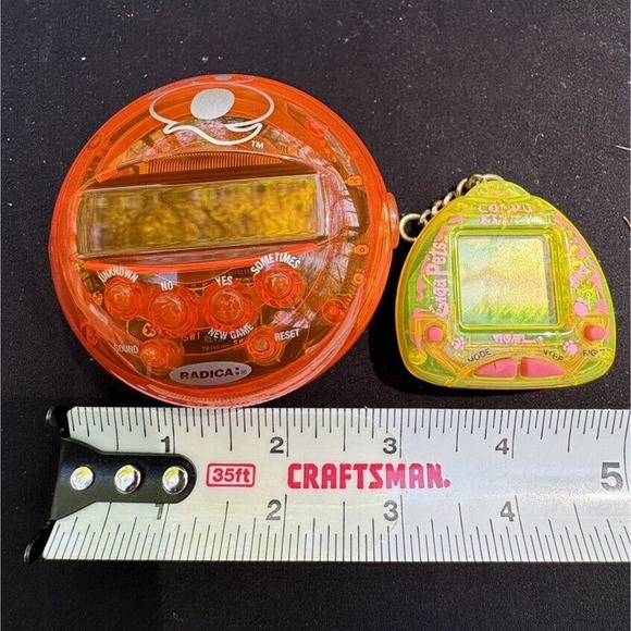 Giga Pets Compu Kitty Tiger Electronics 1997 Gigapet & 2003 Radica ZO Q Game A55 - Picture 3 of 7